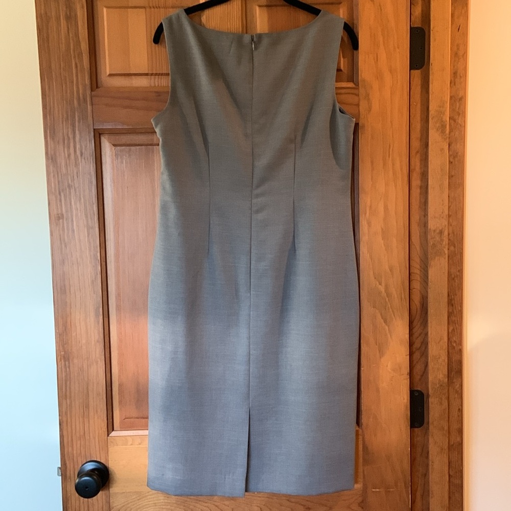 Kasper gray sleeveless dress size 8 - Picture 2 of 4